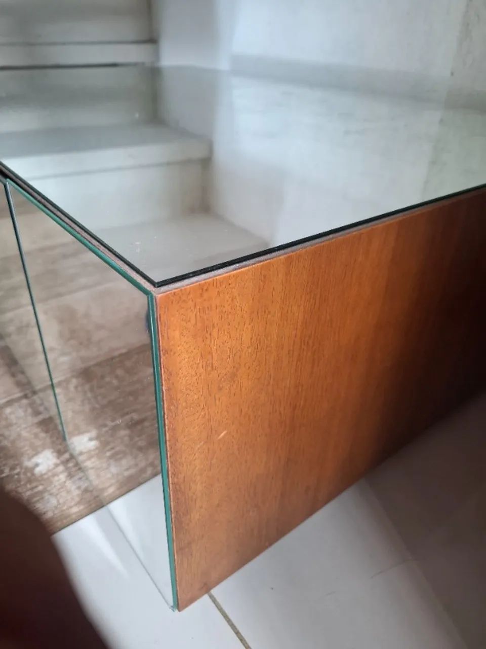 Mesa de centro em espelho