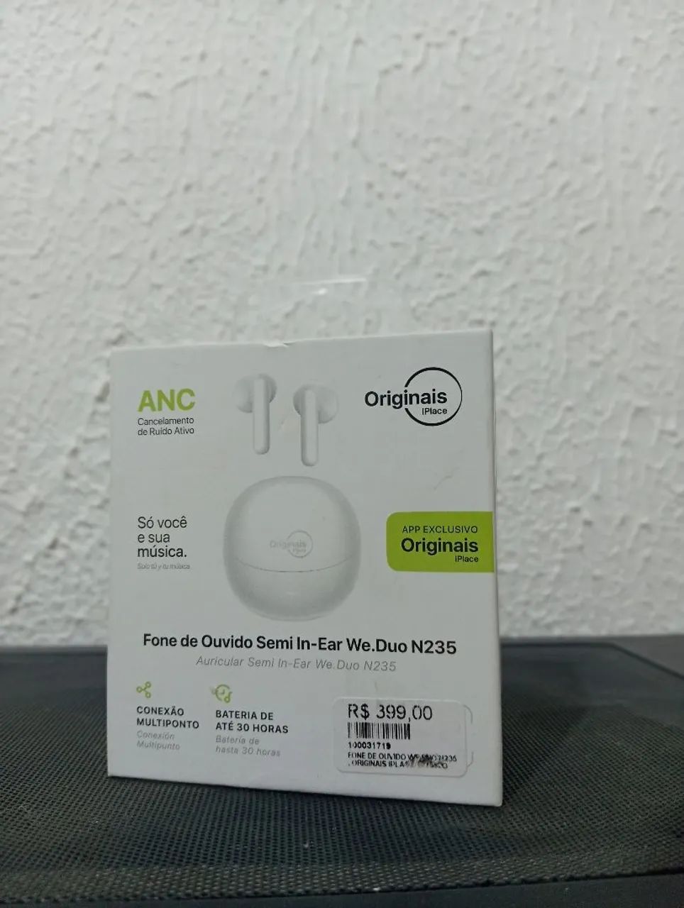 Fone de Ouvido com Cancelamento de Ruído Ativo
