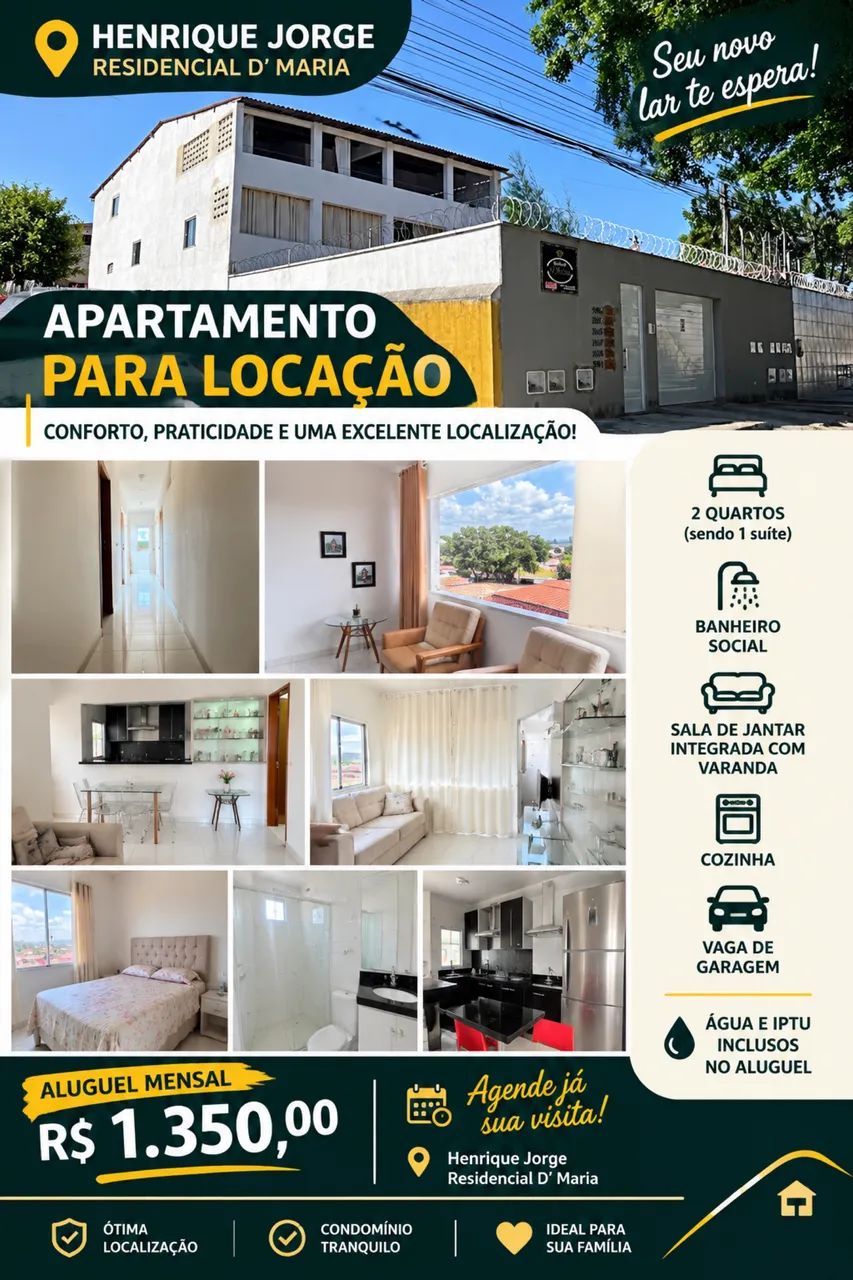 Alugo casa/apto Joquei clube / Henrique Jorge