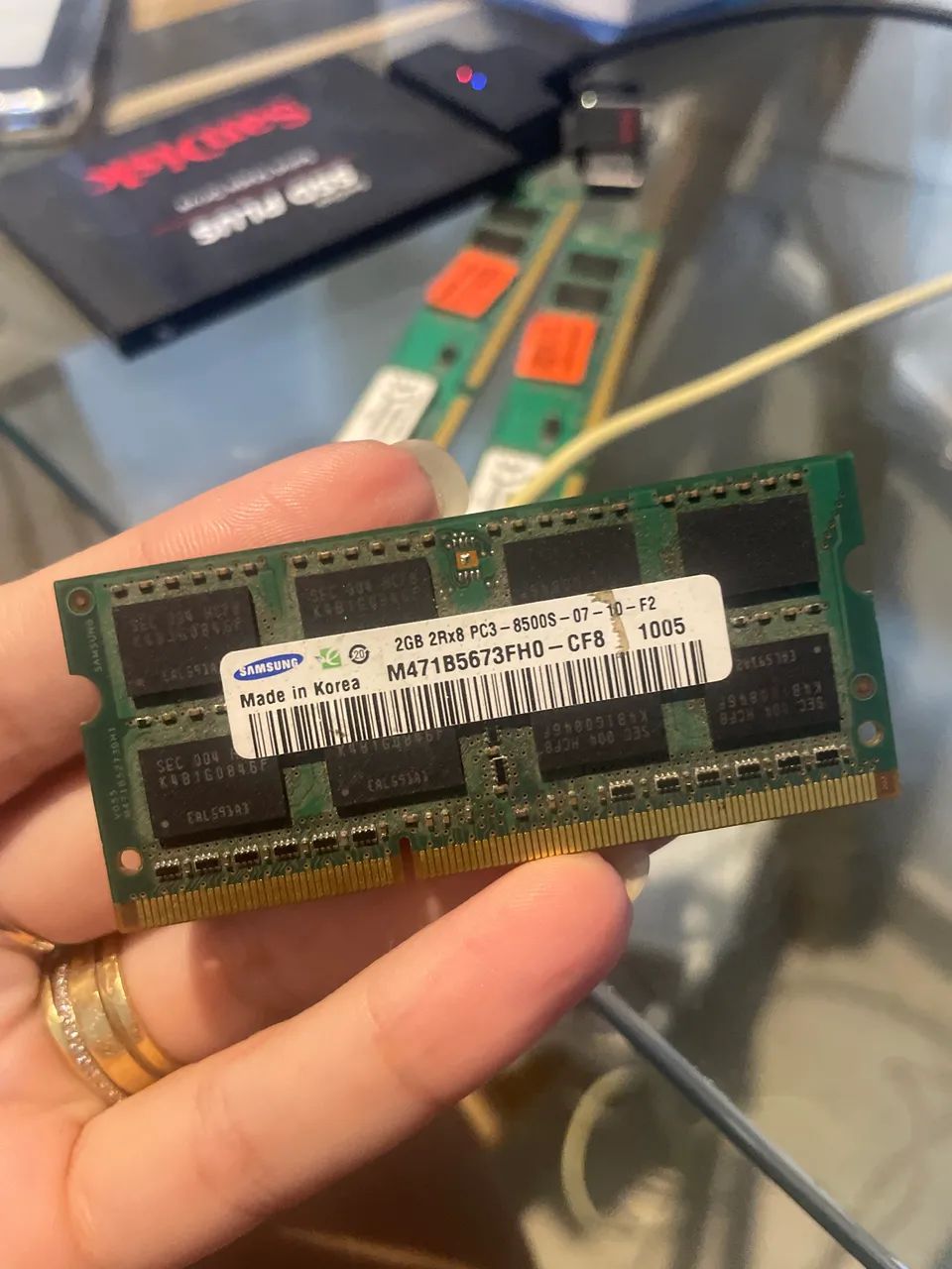 Memória ram notebook 2GB DDR3 