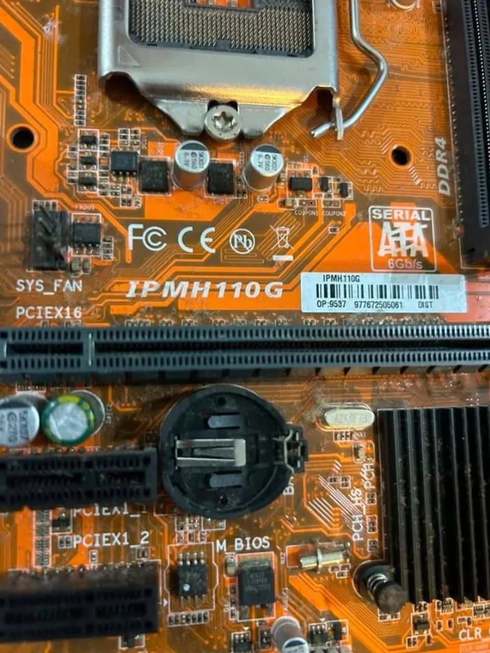Placa-Mãe PCWare IPMH110G - Socket LGA 1151 DDR4 (No Estado / Sem Teste) - Foto 2