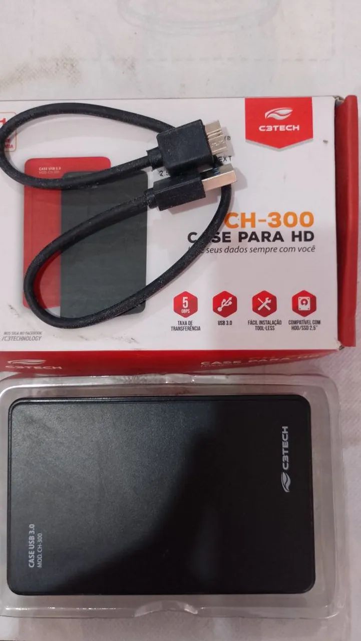 CASE PARA HD| vendo & troco