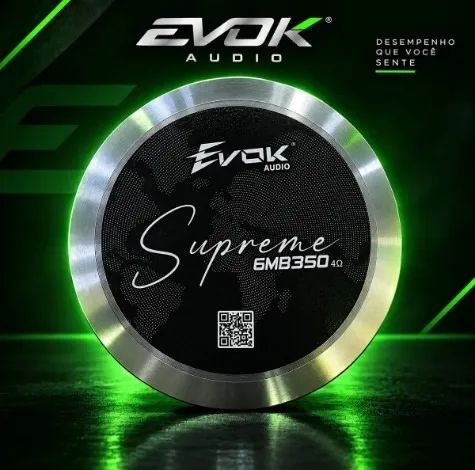 Par Alto Falante Evok Supreme 6 Polegadas 350 Rms Original 4OHMS - Foto 2