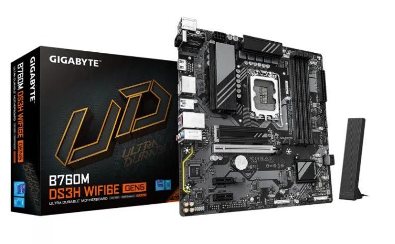 PLACA MÃE GIGABYTE B760M DS3H  (13a geracao) - DDR5