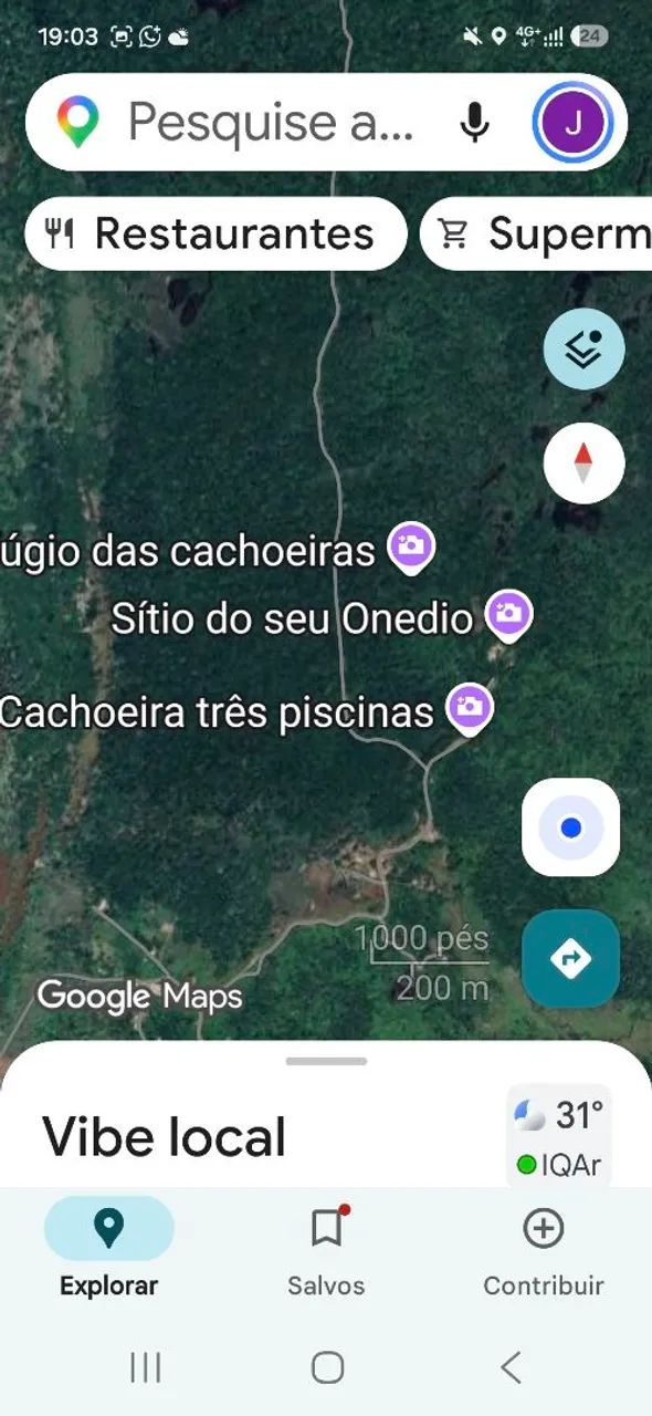 Vendo lote beira Rio Branco, região serra grande 1 - Foto 3