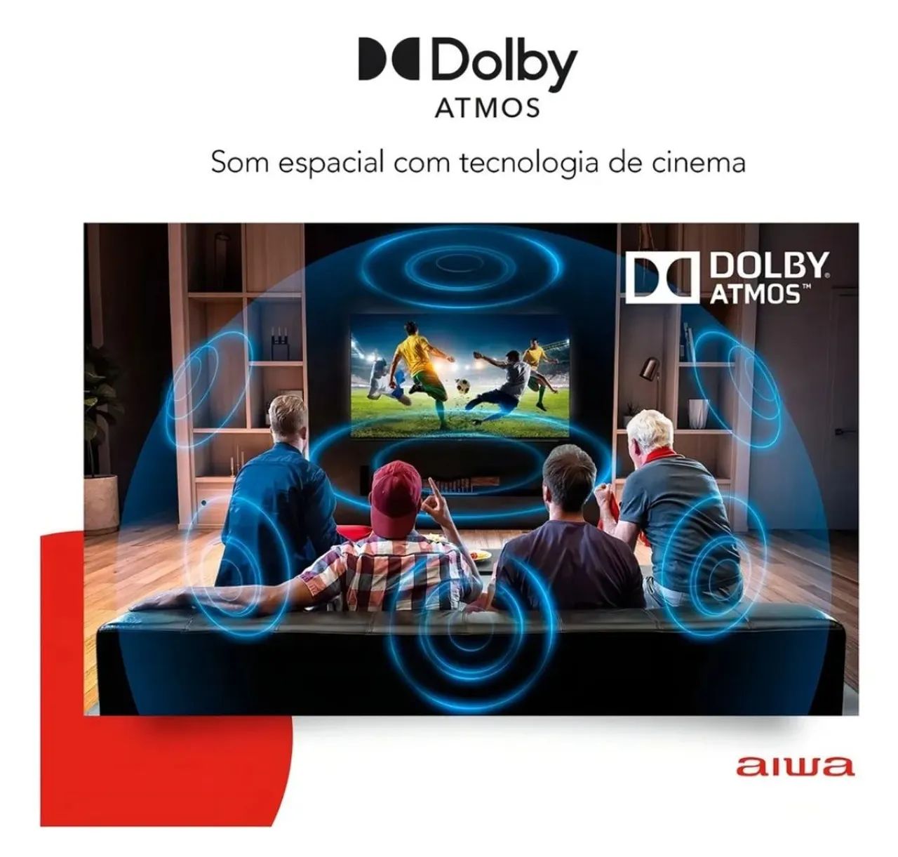 Tv 55" AIWA 4K bordas ultrafina - Foto 2