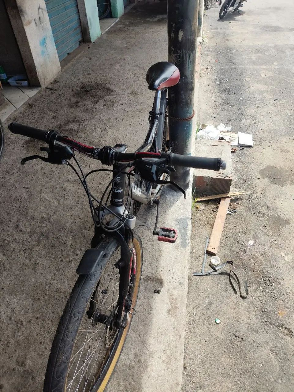 Vendo ou troco  aro26 aceito propostas  - Foto 4