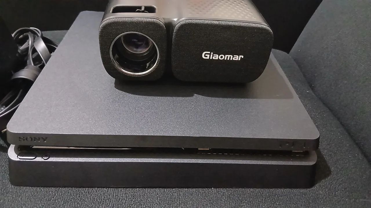 Ps4 e projetor  - Foto 3