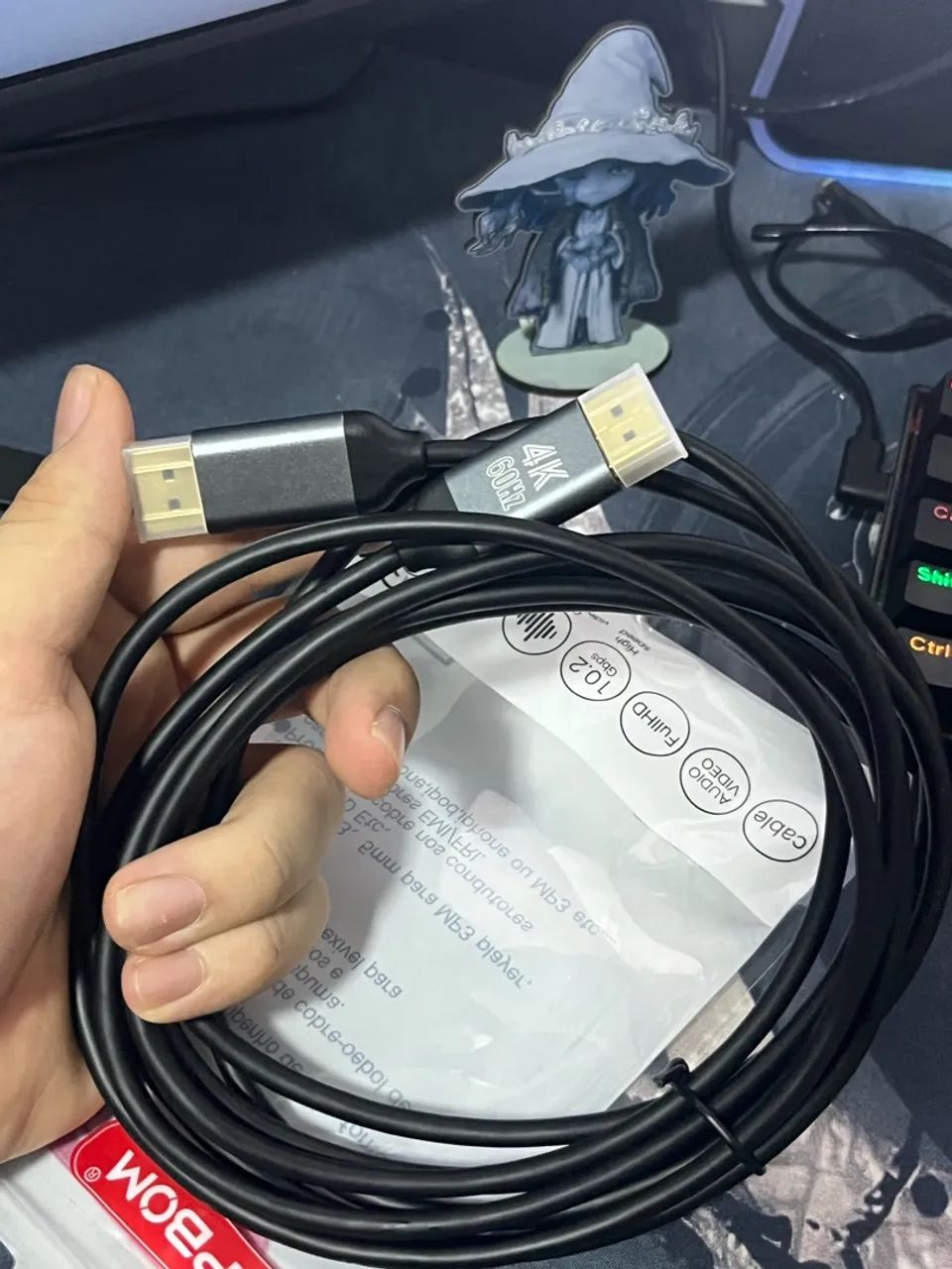 Cabo DisplayPort Kapbom 3 metros (NOVO) - Foto 2