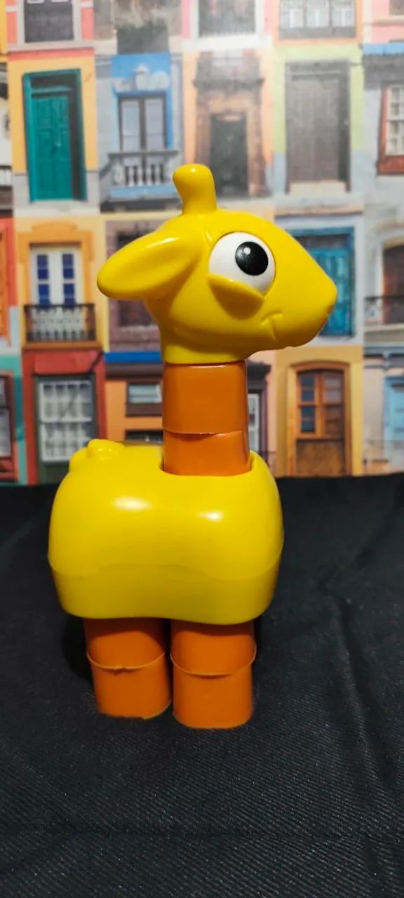 Bloco Gina - Girafa de Encaixe - 25 cm - Foto 3