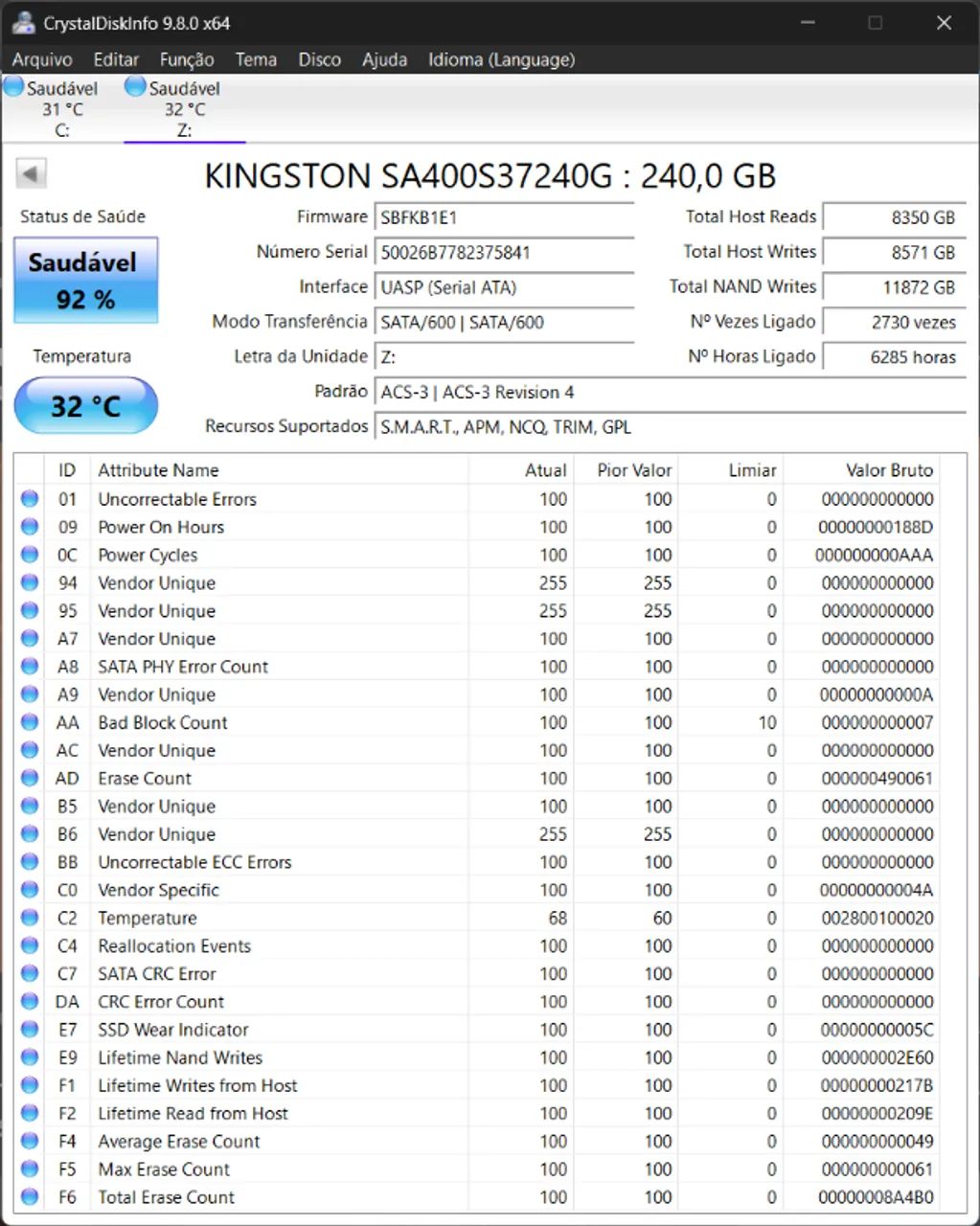 SSD Kingston A400, 240GB, SATA III, 2.5 - Foto 3