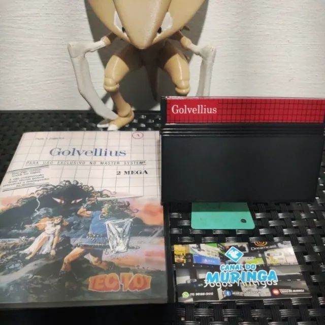 Golvellius - Master System - Tectoy - repro - Caixa de locadora