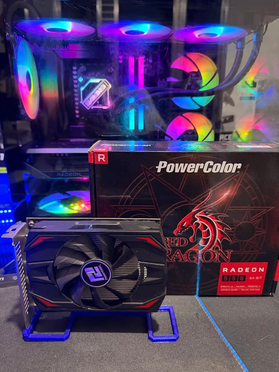 Placa de vídeo Rx550 4Gb Nova com Garantia - Foto 4