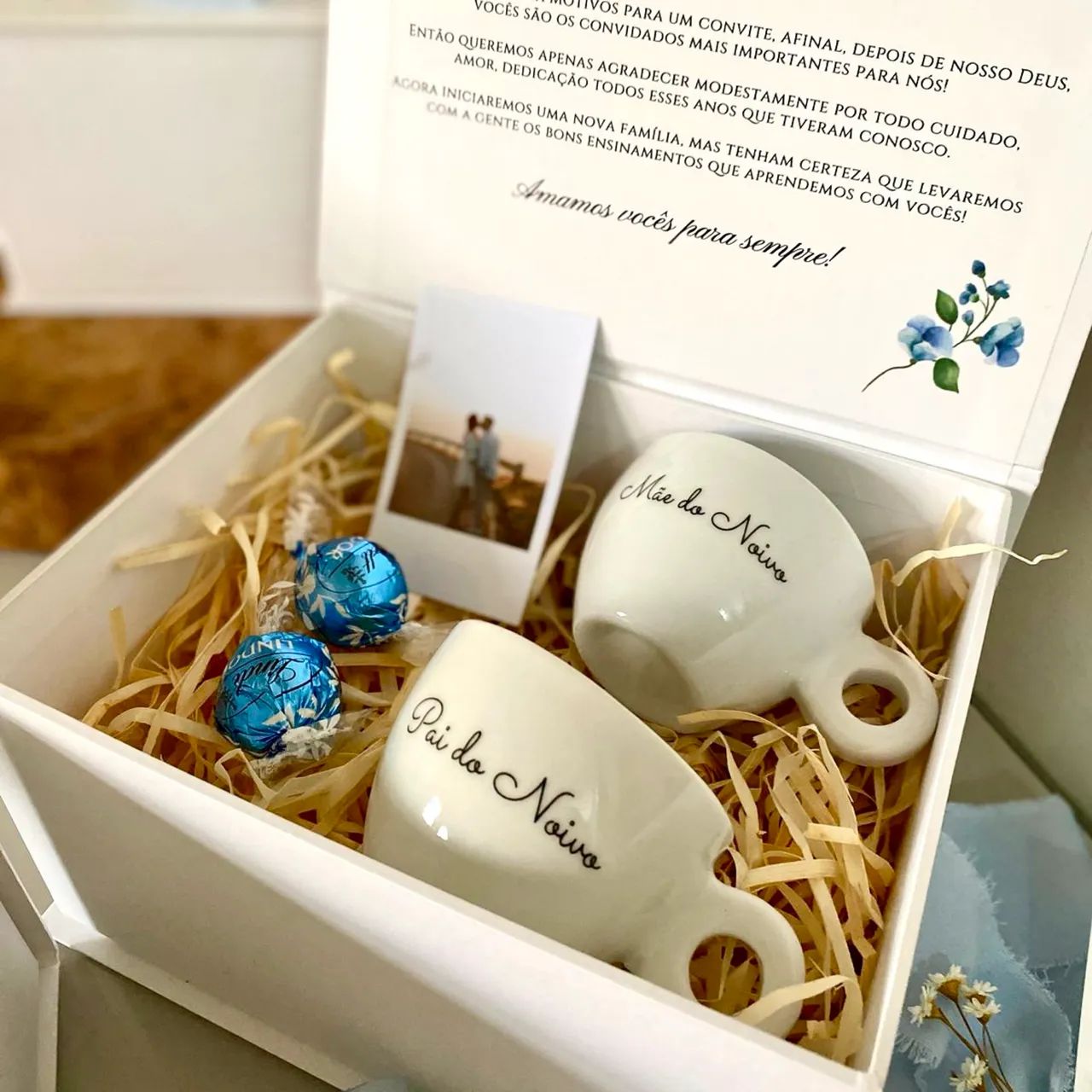 Convite para padrinhos de casamento 
