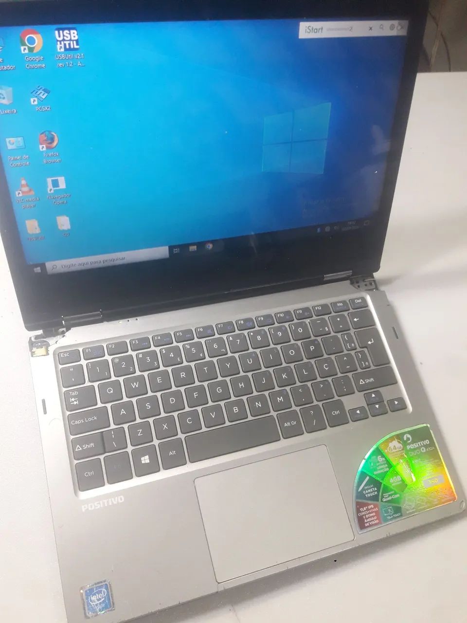 Notebook 11.5" positivo duo q432a   leia