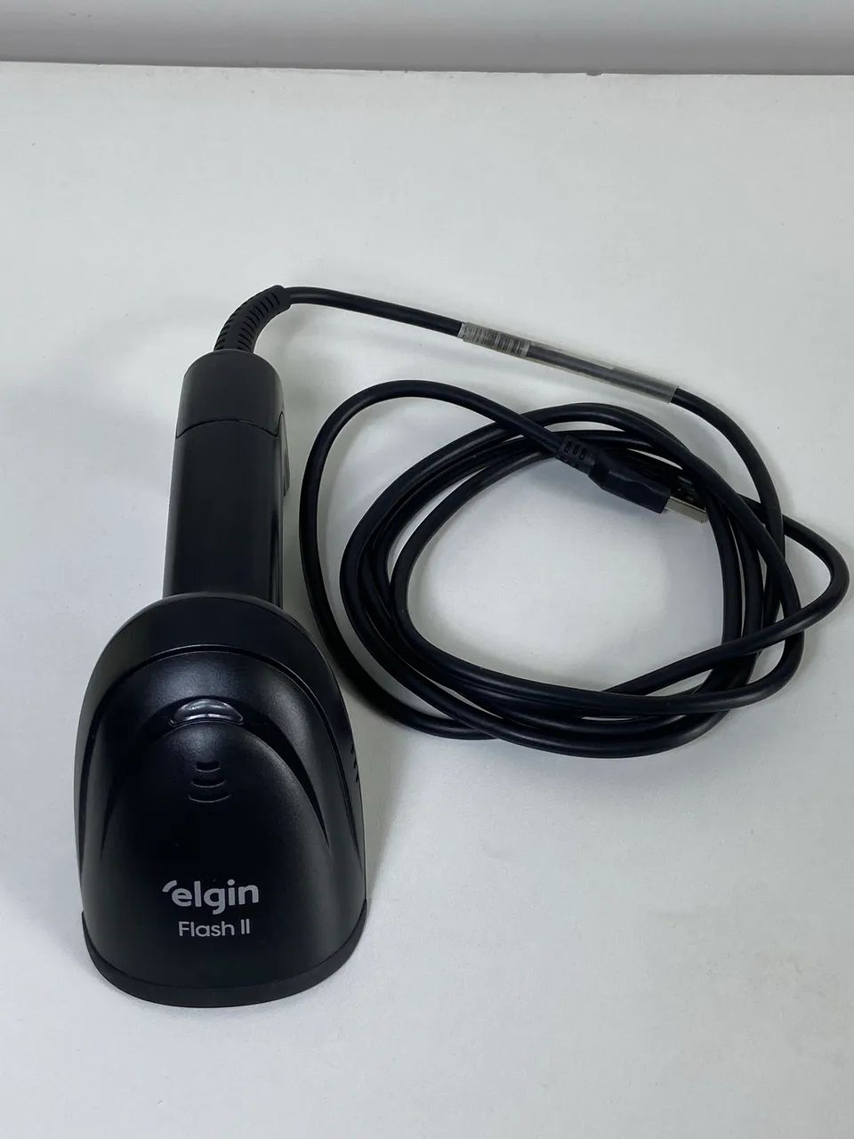 Leitor De Código De Barras Elgin Bematech Flash II 1d Usb  5v Preto Usb - Foto 2