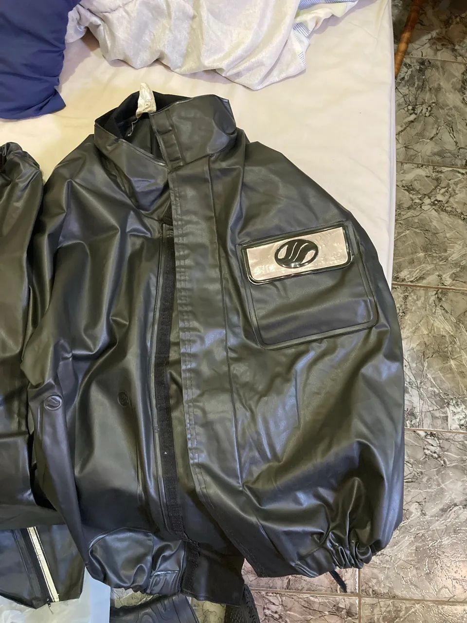 Capa de chuva completa motociclista - Foto 2