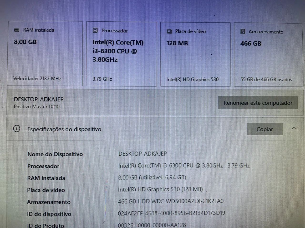 Computador positivo 