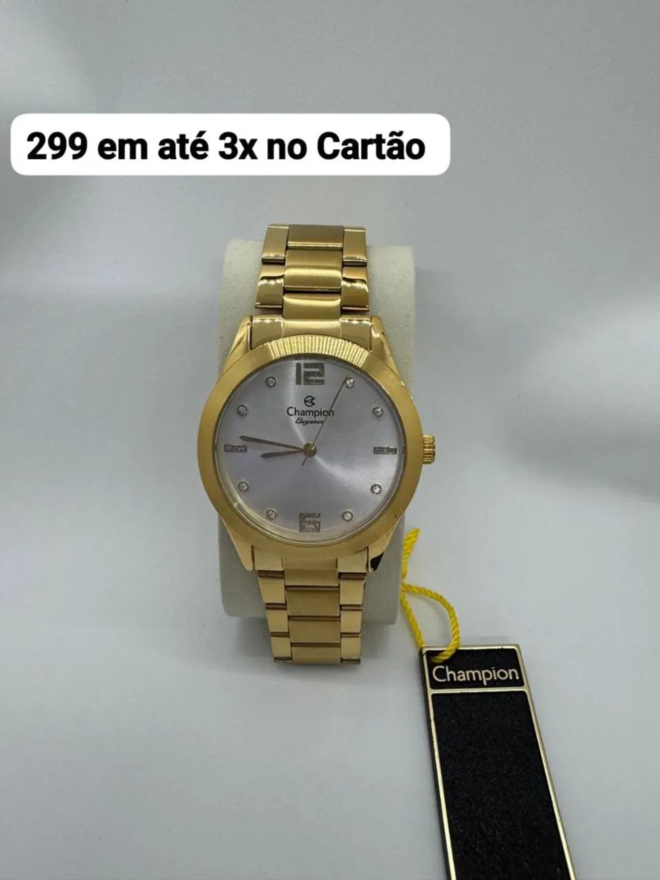 Relógio Dourado Feminino 