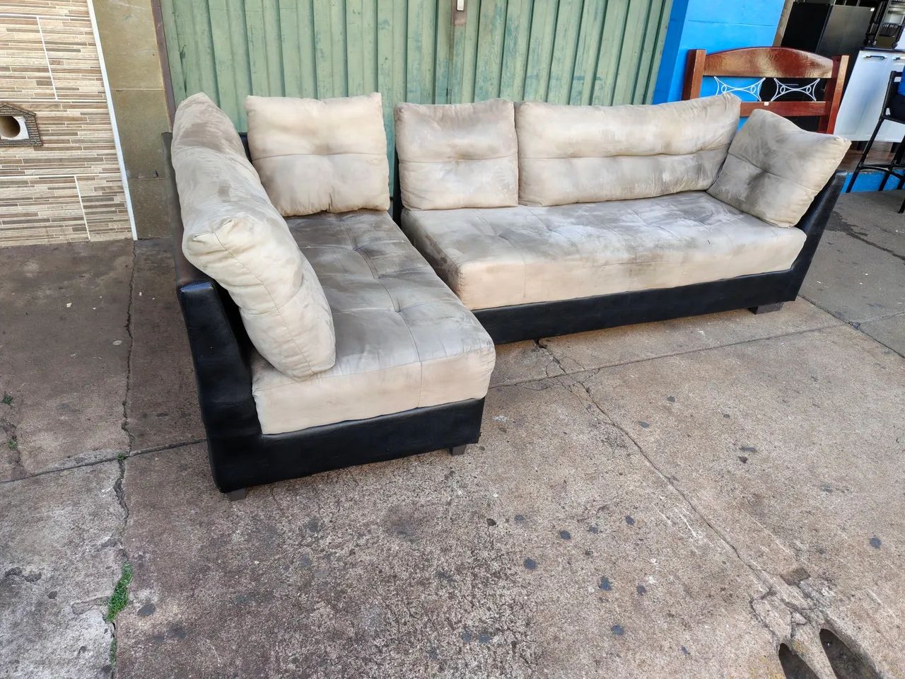 Vendo sofá de canto marrom  - Foto 3