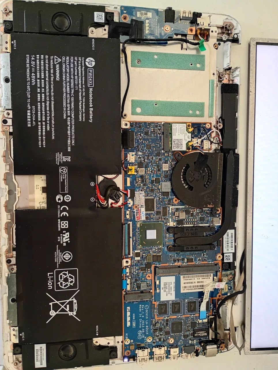 Base e placa mãe Hp Spectre 15t4000 - Foto 3
