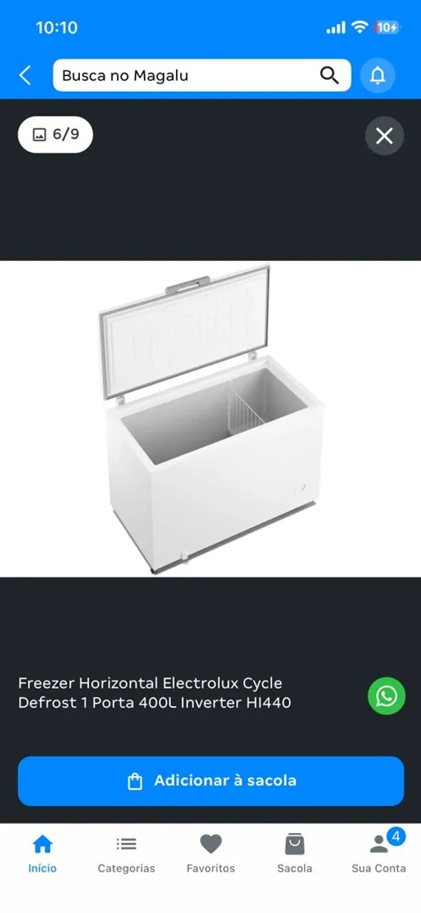 Frezeer- Electrolux 400L - Foto 3