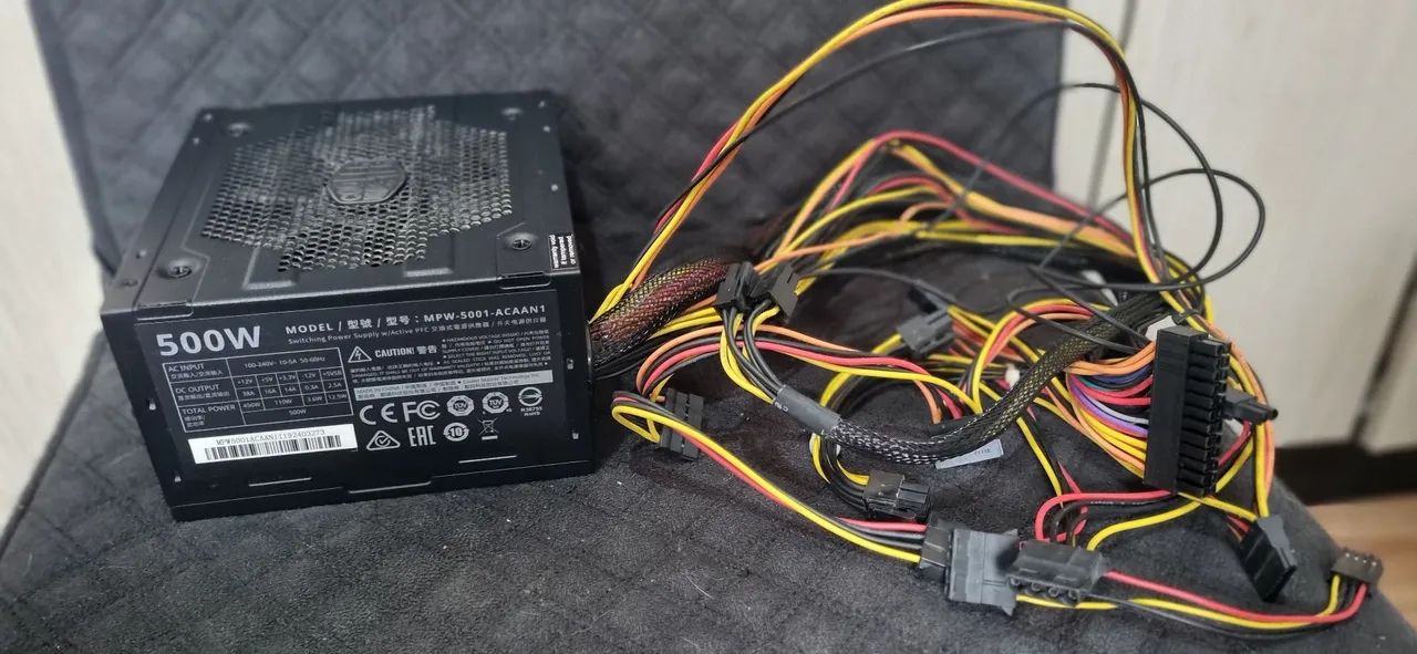 Fonte cooler mater elite 500W v3 - Foto 3
