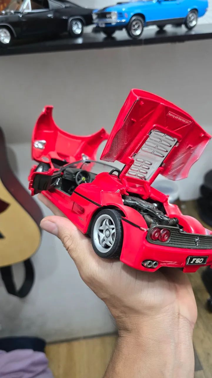 Carrinho miniatura ferrare f15 escala 1:18 - Foto 5