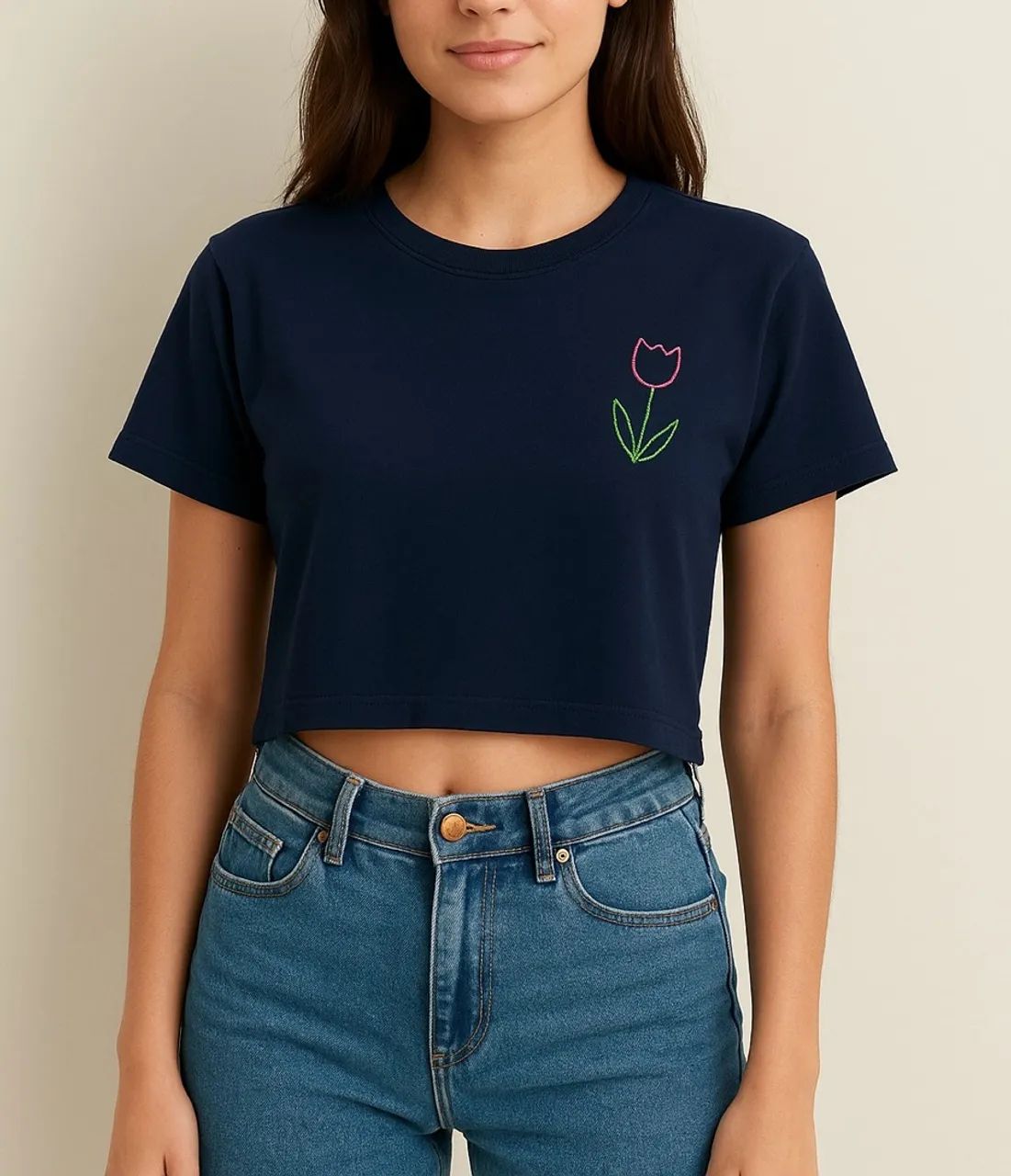 Cropped feminino 