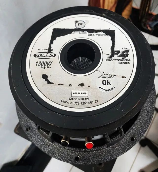 Autofalante Profissom 12 polegadas médio grave 12 P4 650w rms 8hms - Foto 2