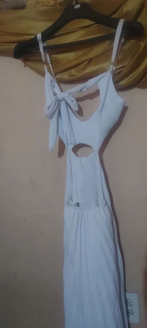 Vestido branco longo de verão - Foto 2