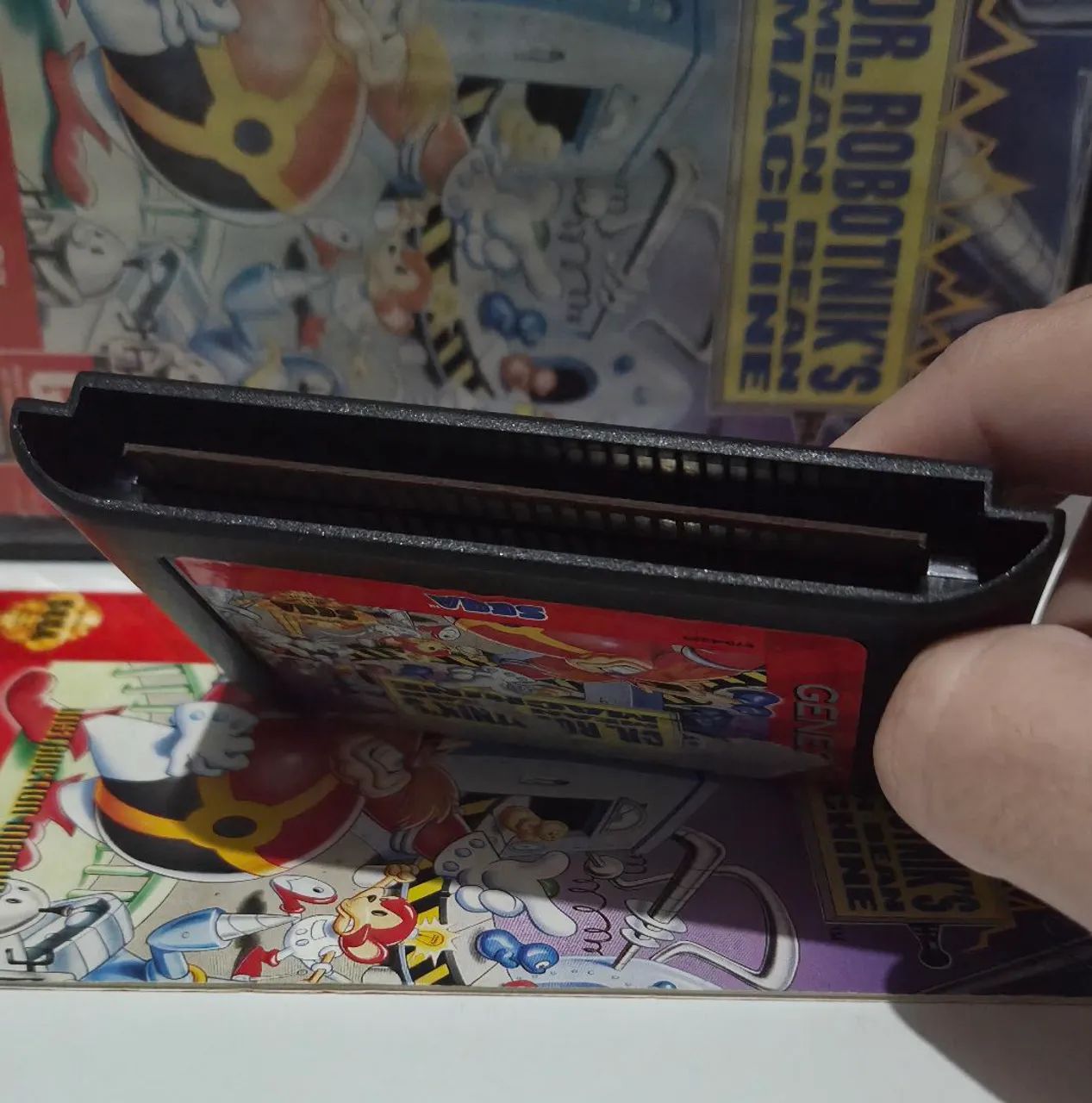 Jogo Dr. Robotnik's Mean Bean Machine original para Mega Drive - Foto 6