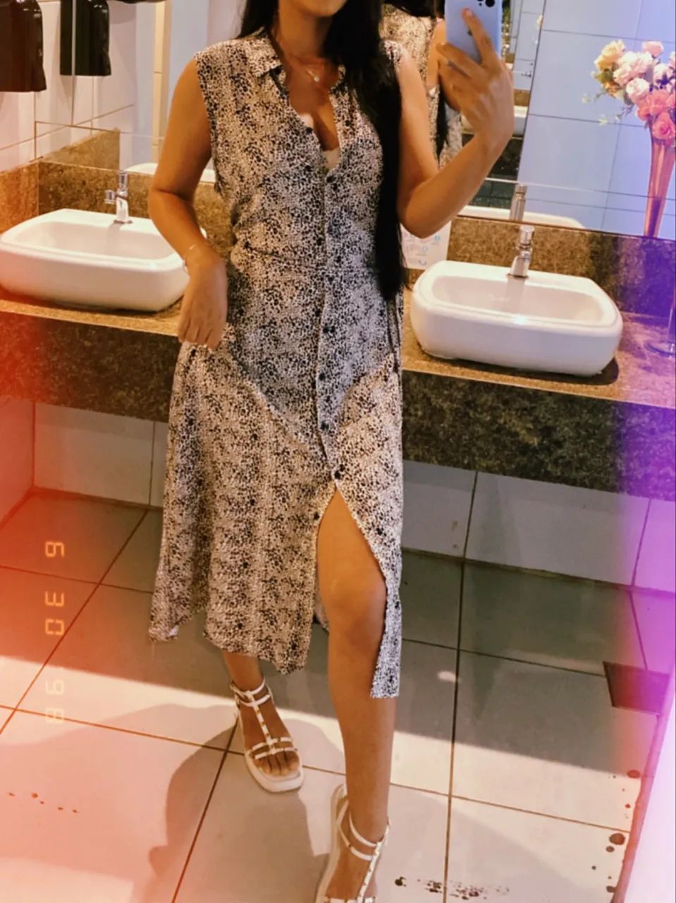 Vestido midi marisa animal print g - Foto 2