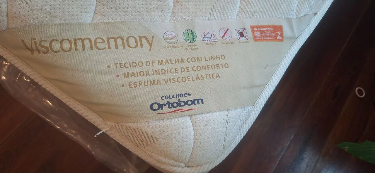 Colchão Ortobom Viscomemory King Viscoelastico Nasa