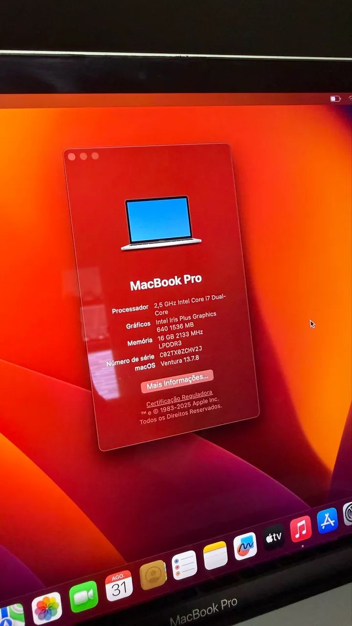 MacBook Pro 2017 16 256Gb - Foto 2