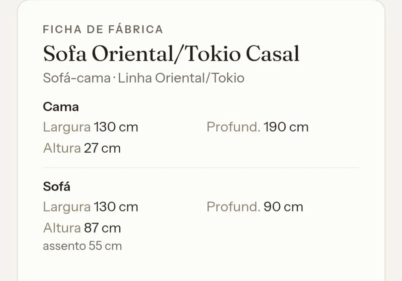 Futon sofá-cama casal modelo Tokio. Perfeito! - Foto 5