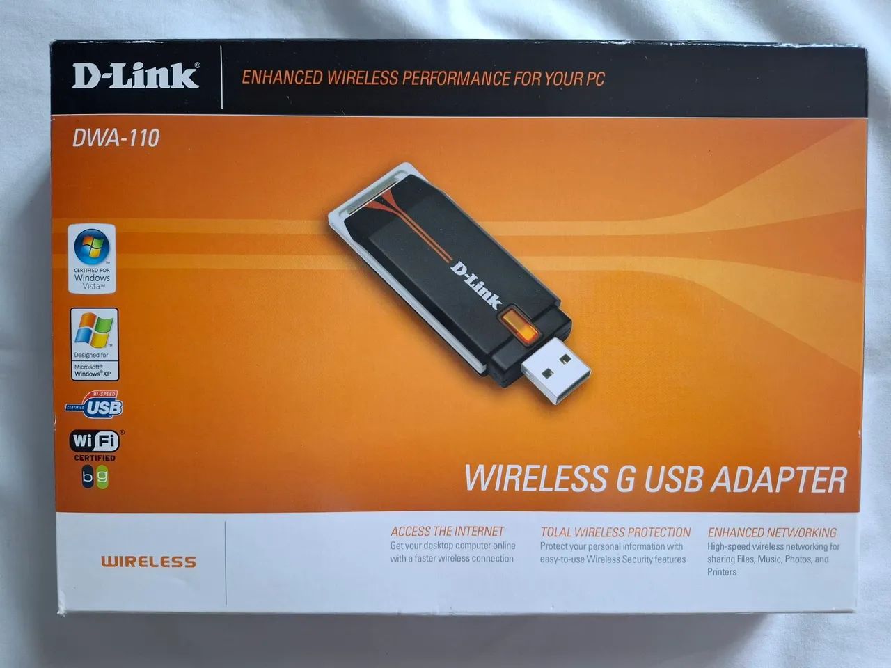 Adaptador wireless wifi USB D-Link