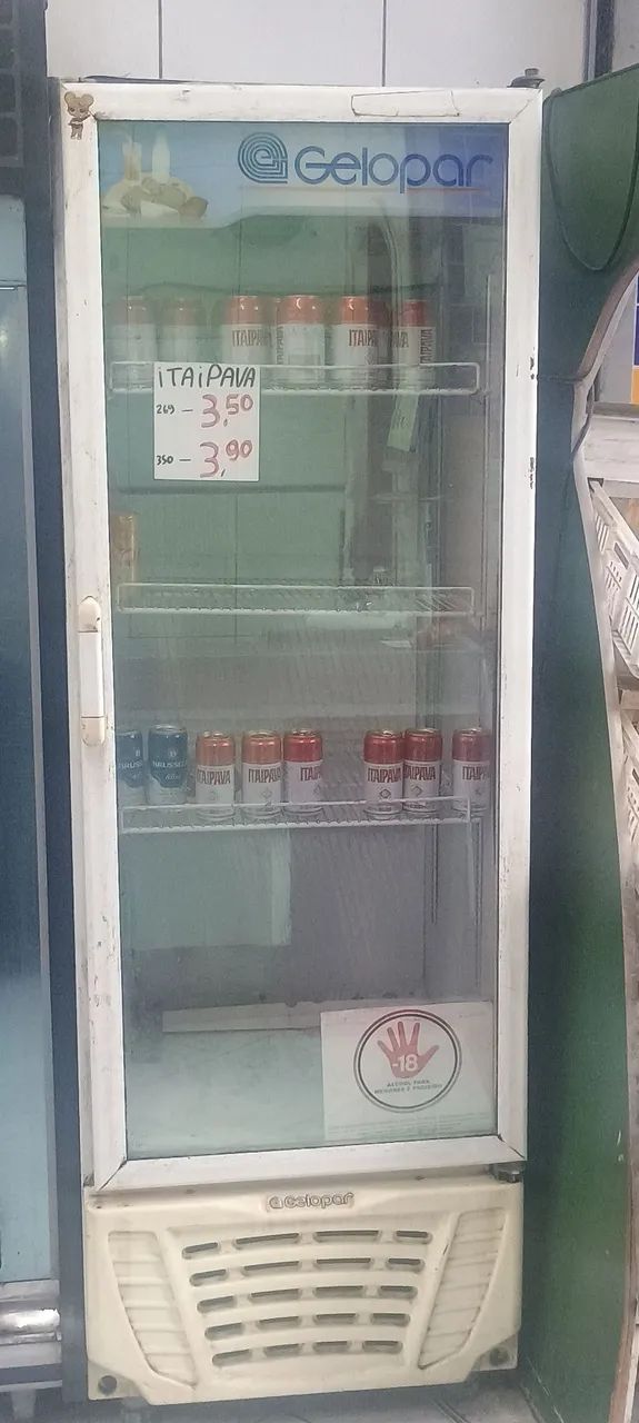 Refrigerador Expositor Vertical 410L - Gelopar