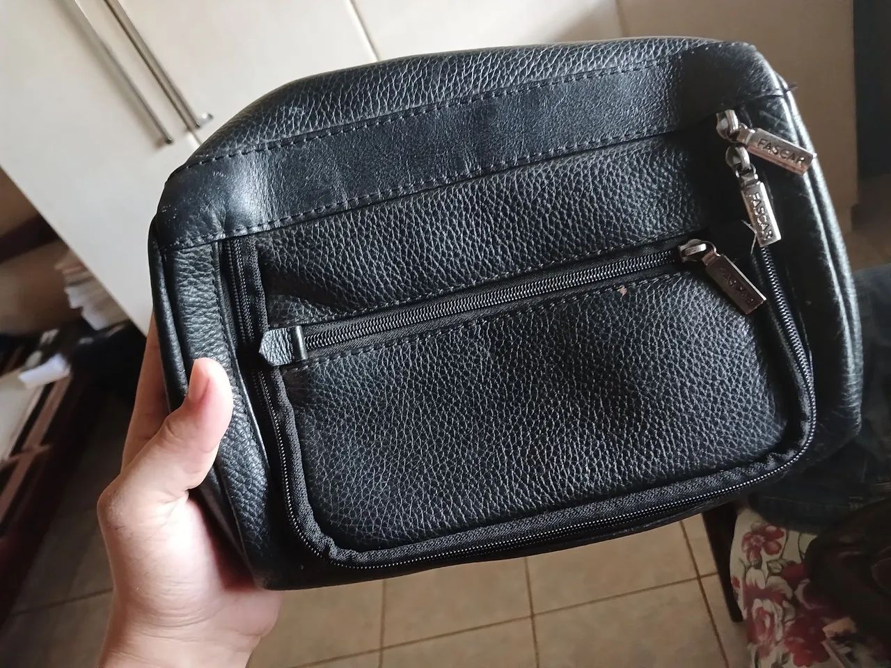 Necesserie de couro  - Foto 3