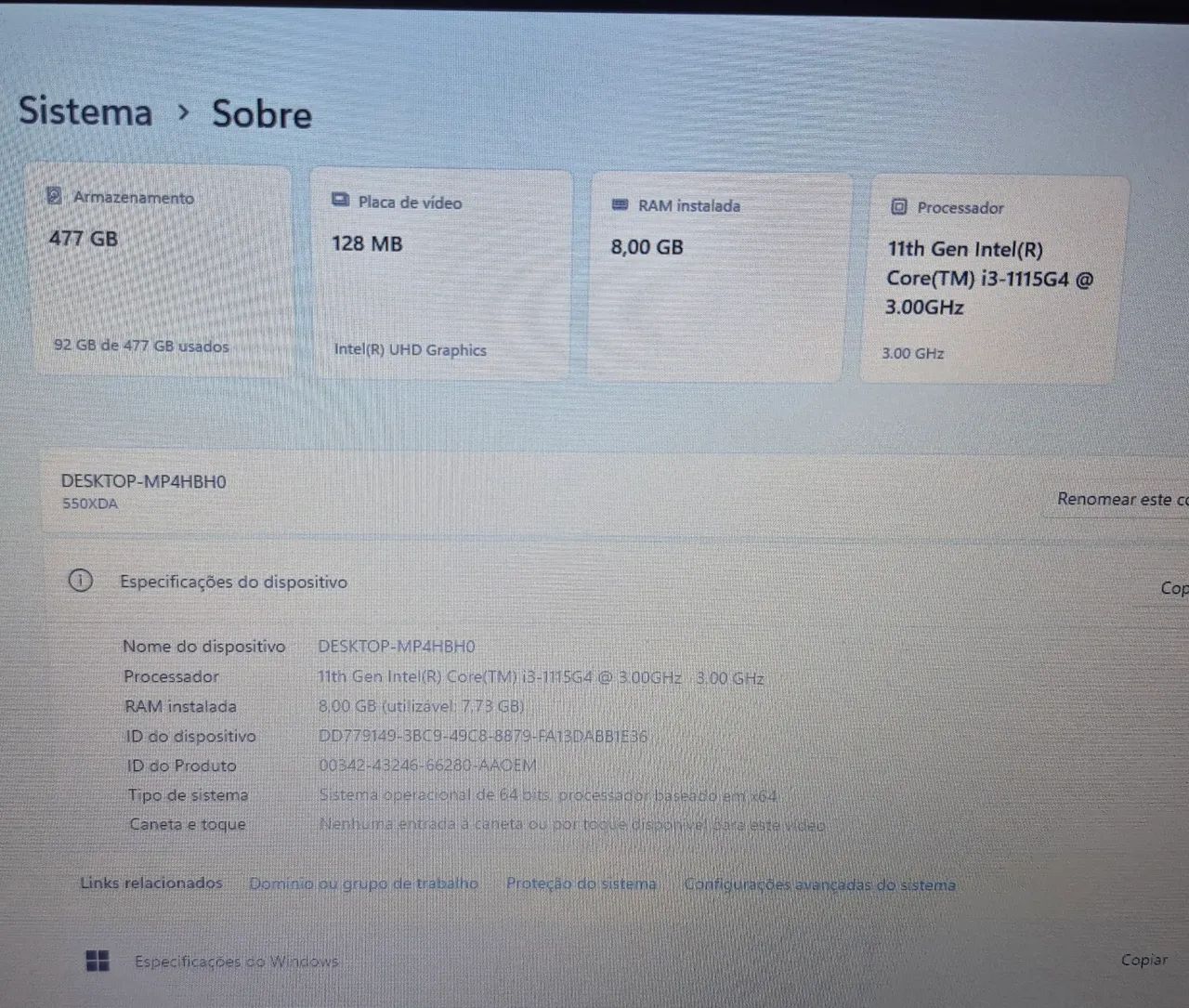 Notebook Samsung i3 11ª - Foto 3