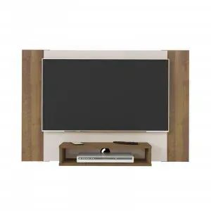 Painel Cine Pinho Ripado/Off White