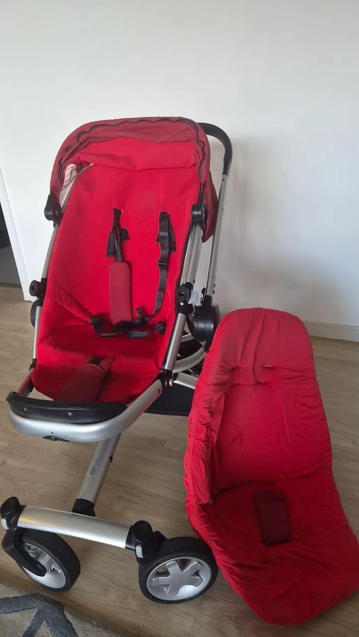 Carrinho de bebê quinny buzz rodas de borracha - Foto 2