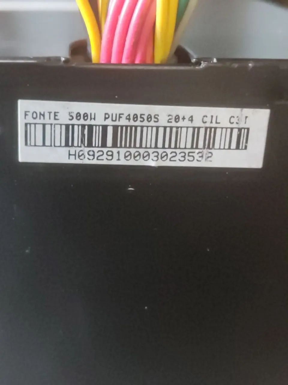 Fonte ATX 500W C3 Tech - Modelo PUF-4050S - Ótimo Estado - Foto 3