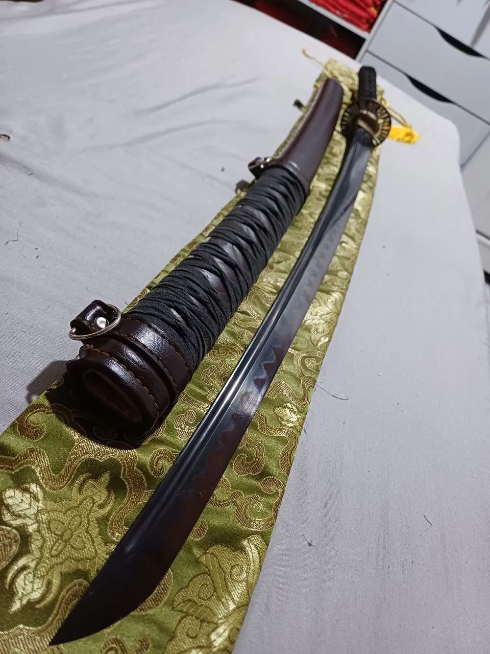Katana em aço damasco  - Foto 2
