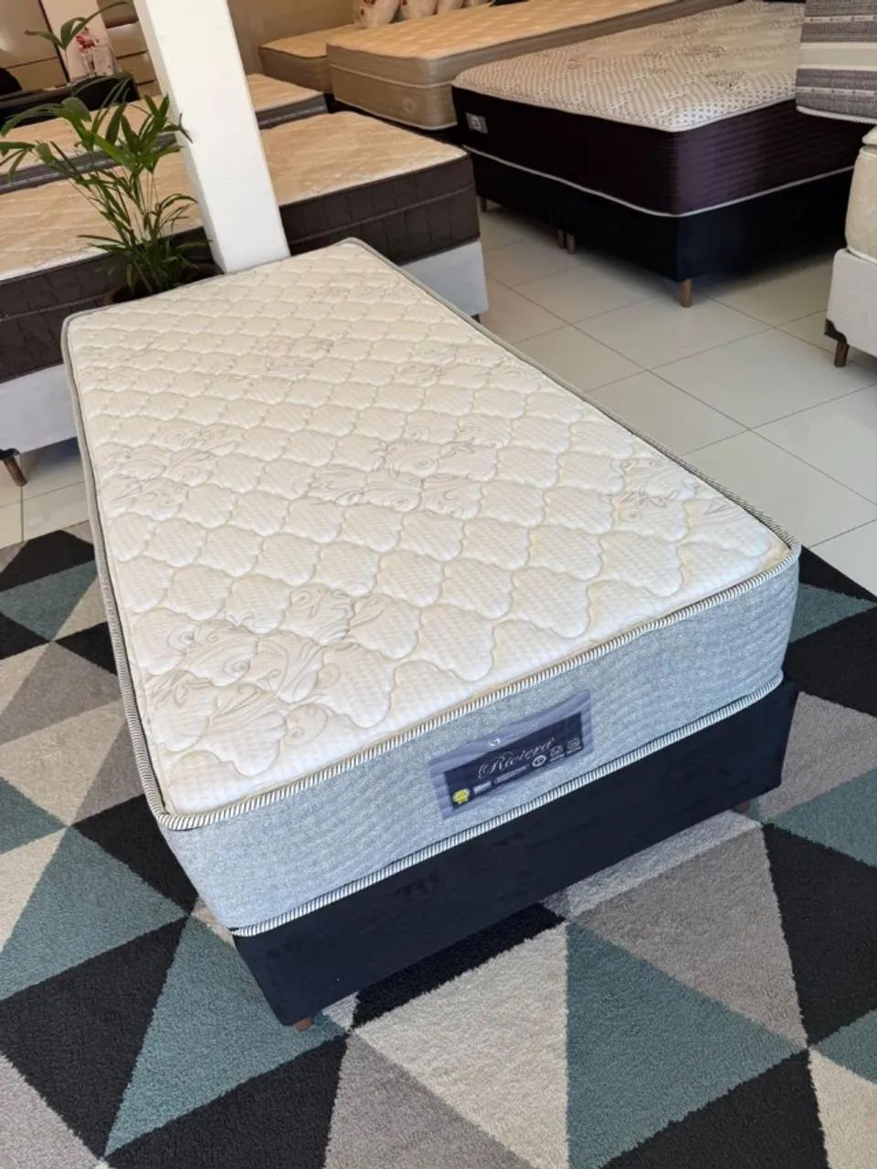 Cama box Solteiro com colchão SANKO TOP - Entrego!  - Foto 3