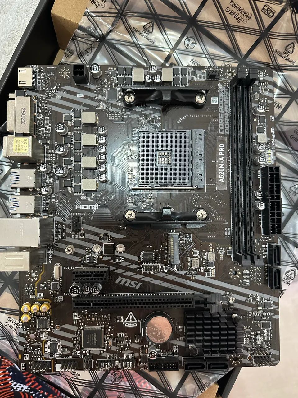 Placa mãe MSI A520M-A PRO - Foto 3