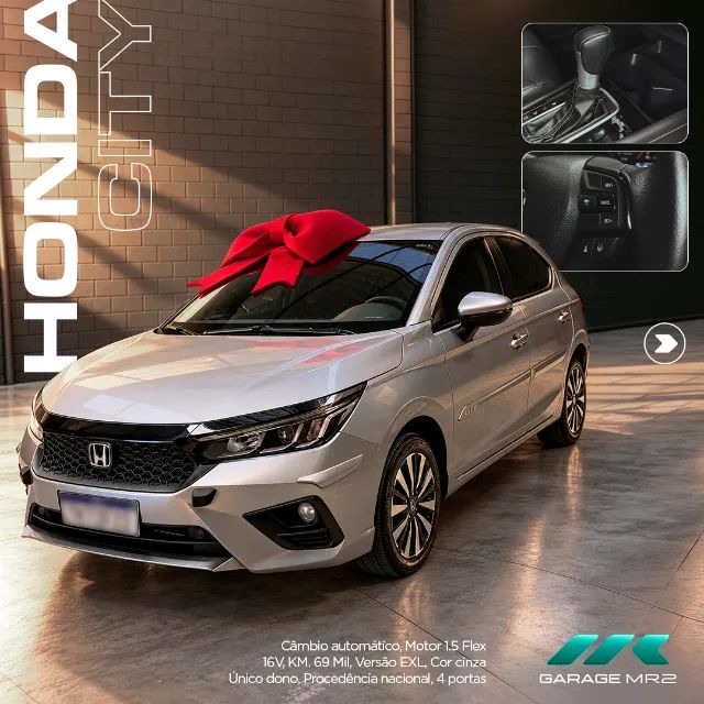 Honda City HATCHBACK EXL 1.5 FLEX 16V AUT. 2025