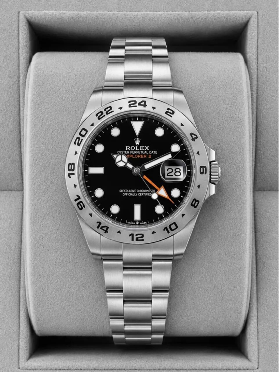 Relógio Explorer II Preto - 42mm Automático 
