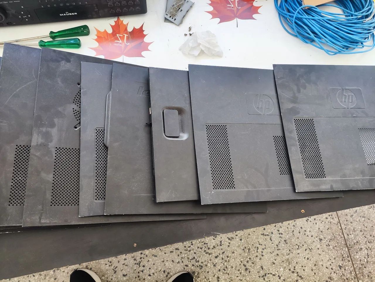11 Tampas para pcs desktop de aluminio + 1 cooler
