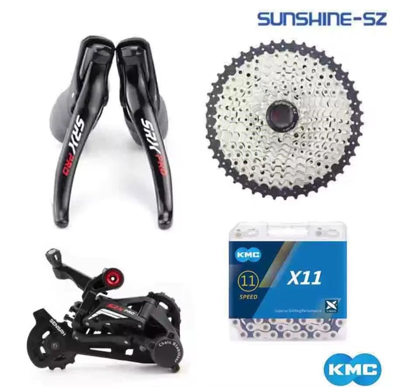 Kit completo gravel sensah SRX PRO 1X11V 